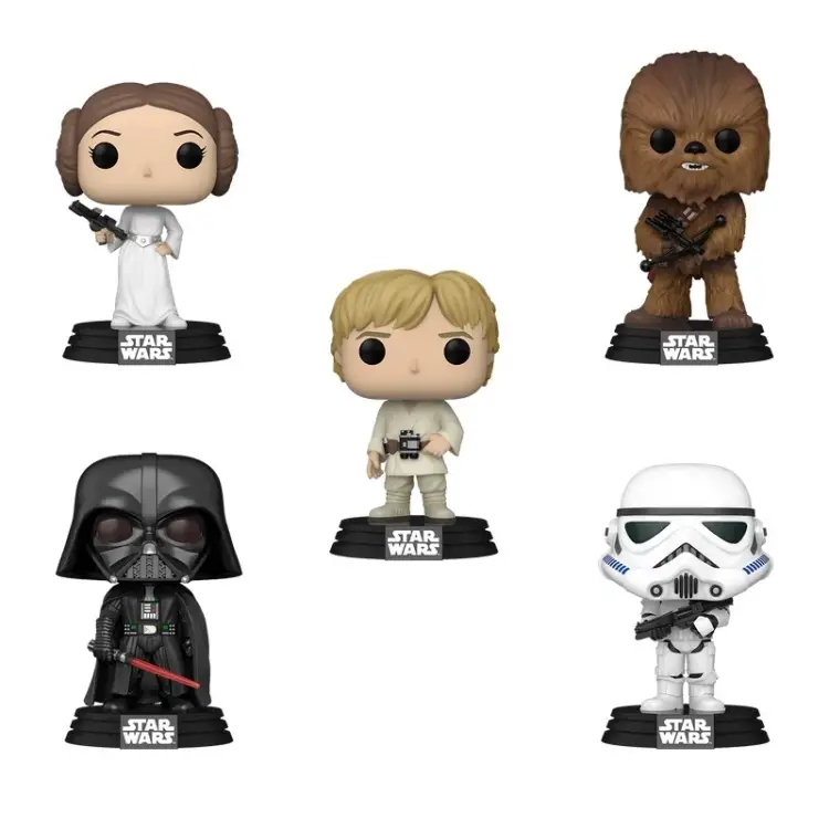 Funko POP! Star Wars - Zestaw 5-pack: Darth Vader, Luke Skywalker, Princess Leia, Chewbacca, Stormtrooper #5