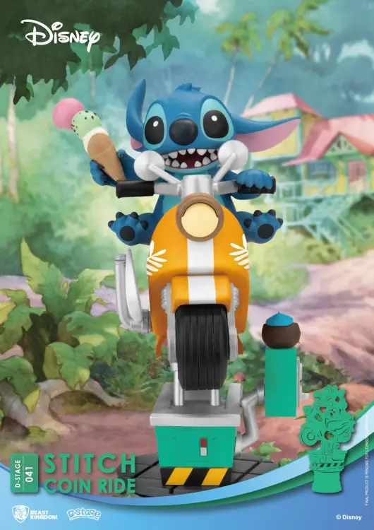 LILO & STITCH - Stitch Coin Ride - Diorama D-Stage 15,5 cm