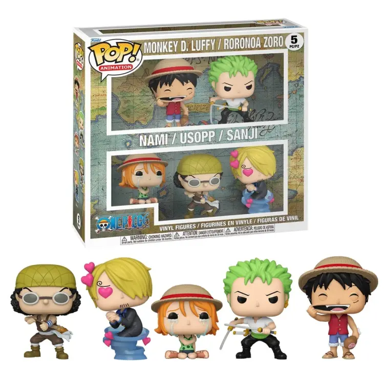 Funko POP Animation One Piece Straw Hat Pirates 5-Pack