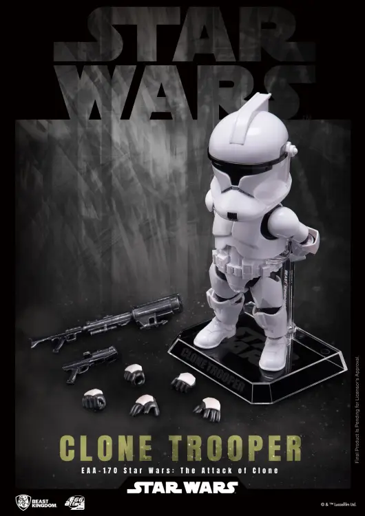 STAR WARS - Clone Trooper - Figurka Egg Attack Action 16,5 cm