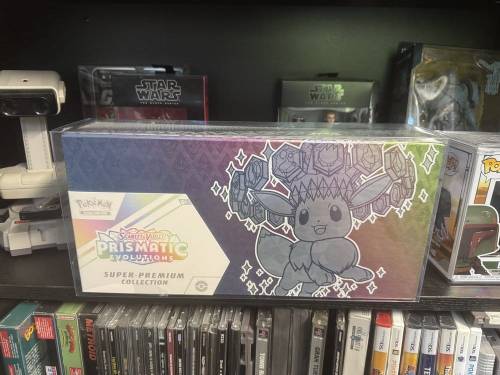 Evoretro - Ochroniacze PET na Pokémon Prismatic Evolutions Super Collection Box 38 x 18 cm (2 szt.)