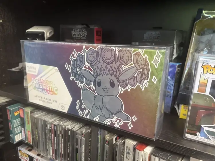 Evoretro - Ochroniacze PET na Pokémon Prismatic Evolutions Super Collection Box 38 x 18 cm (2 szt.)
