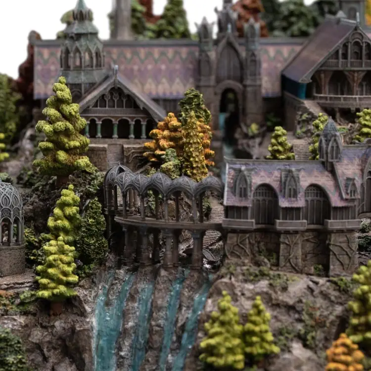 Weta Workshop Władca Pierścieni - Rivendell - Diorama Limitowana Edycja #1000
