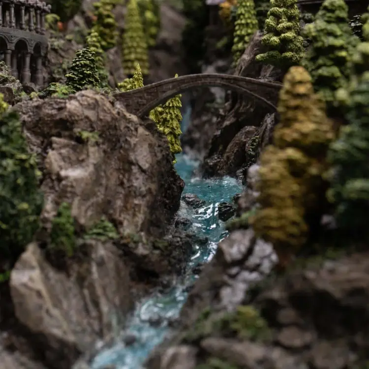 Weta Workshop Władca Pierścieni - Rivendell - Diorama Limitowana Edycja #1000