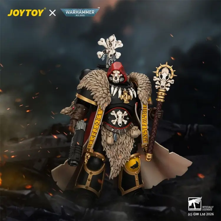 Joy Toy Warhammer 40K - Space Wolves Wolf Priest #12cm