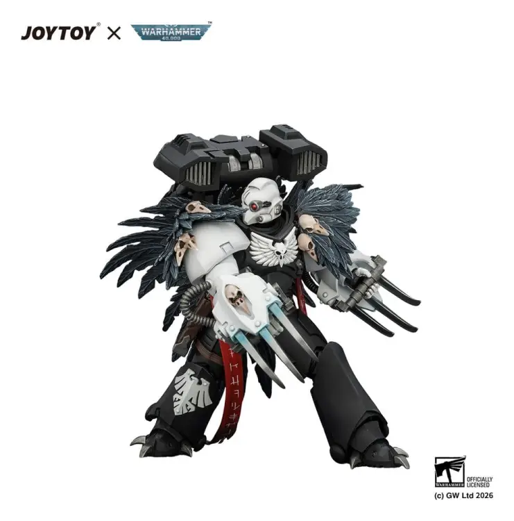 Joy Toy Warhammer 40K - Raven Guard Chapter Master Aethon Shaan - Figurka Akcji 13 cm