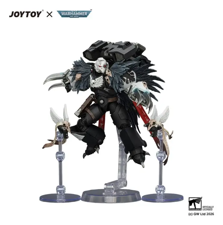 Joy Toy Warhammer 40K - Raven Guard Chapter Master Aethon Shaan - Figurka Akcji 13 cm