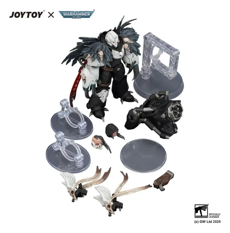 Joy Toy Warhammer 40K - Raven Guard Chapter Master Aethon Shaan - Figurka Akcji 13 cm