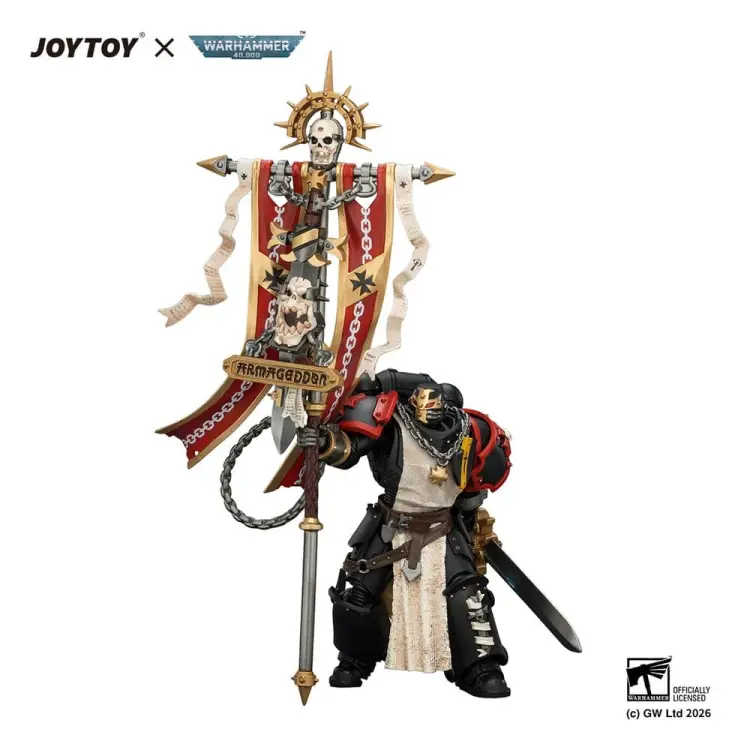 Joy Toy Warhammer 40K - Black Templars Crusader Ancient - Figurka 12 cm