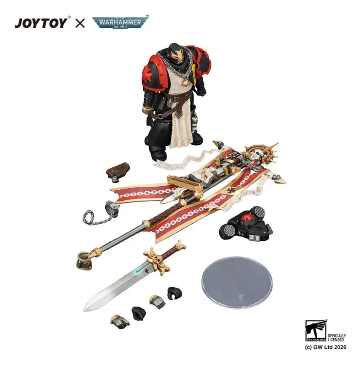 Joy Toy Warhammer 40K - Black Templars Crusader Ancient - Figurka 12 cm