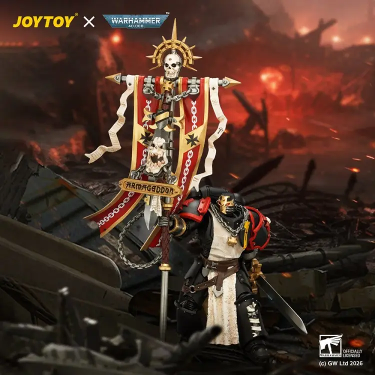 Joy Toy Warhammer 40K - Black Templars Crusader Ancient - Figurka 12 cm