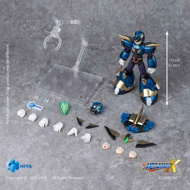 Hiya Toys Mega Man X - X Ultimate Armor Version Figurka Akcji 16 cm
