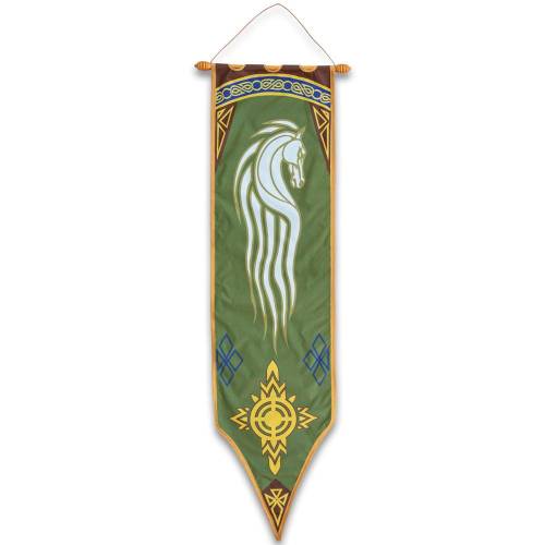 United Cutlery - Lord of the Rings Rohan Banner Replica 1:1 Scale 167 cm