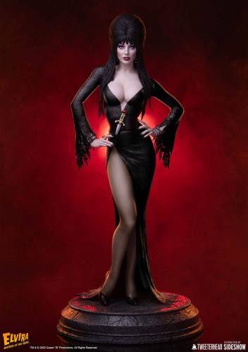 Tweeterhead Elvira: Mistress of the Dark - Elvira - Elvira (Black Glitter Dress) Maquette 1/4