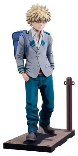 Tomy My Hero Academia PVC Figure 1/8 Katsuki Bakugo U.A. High School Uniform 2D Ver. 23 cm