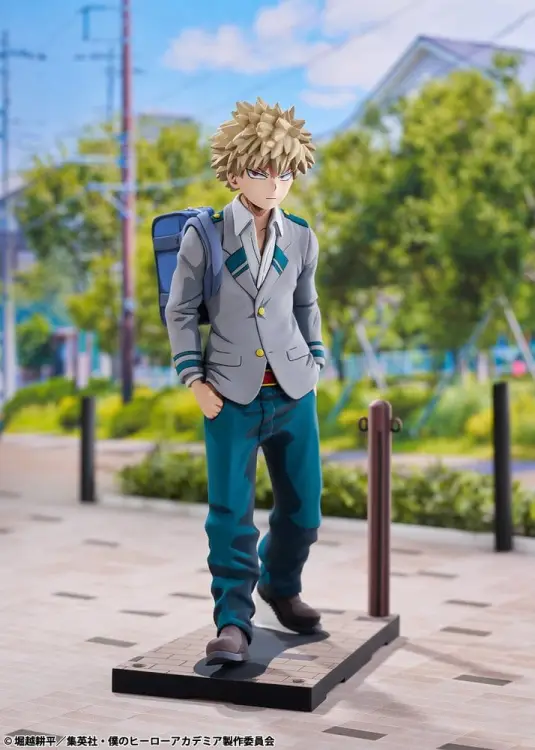 Tomy My Hero Academia PVC Figure 1/8 Katsuki Bakugo U.A. High School Uniform 2D Ver. 23 cm