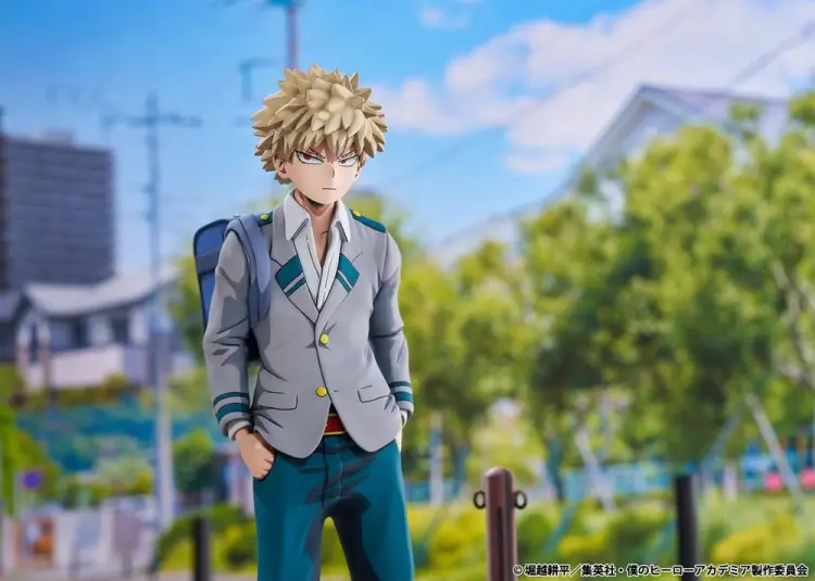 Tomy My Hero Academia PVC Figure 1/8 Katsuki Bakugo U.A. High School Uniform 2D Ver. 23 cm