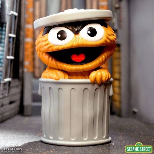 Super7 Sesame Street FUN! FUN! Vinyl Action Figure Oscar the Grouch 13 cm