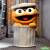 Super7 Sesame Street FUN! FUN! Vinyl Action Figure Oscar the Grouch 13 cm