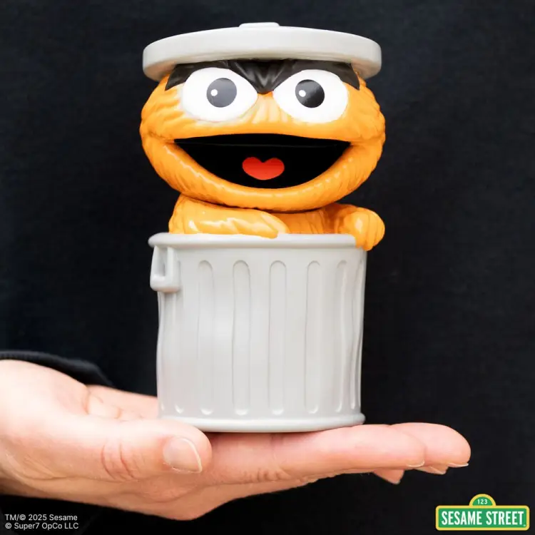 Super7 Sesame Street FUN! FUN! Vinyl Action Figure Oscar the Grouch 13 cm