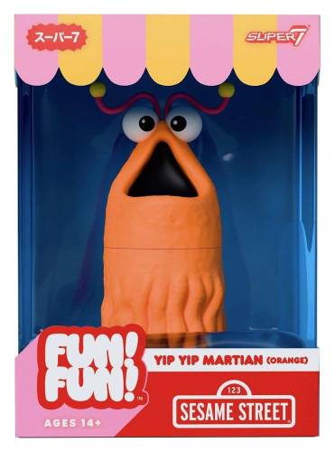 Super7 Sesame Street Ultimates Yip Yip Martian (Orange) 7 Vinyl Figure
