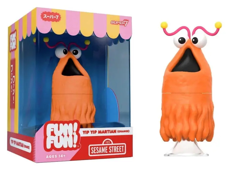 Super7 Sesame Street Ultimates Yip Yip Martian (Orange) 7 Vinyl Figure