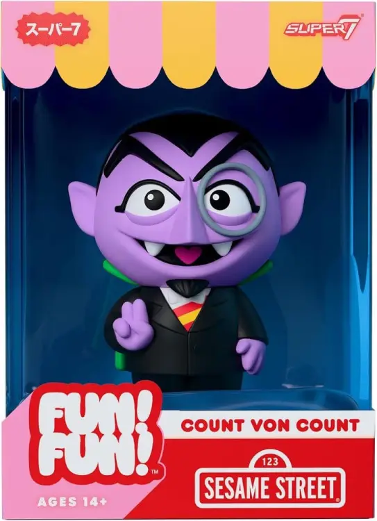 Super7 - Sesame Street Ultimates! Count von Count 7 Action Figure