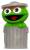 Super7 Sesame Street Fun! Fun! Soft Vinyl Figure Wave 01 - Oscar the Grouch 18 cm