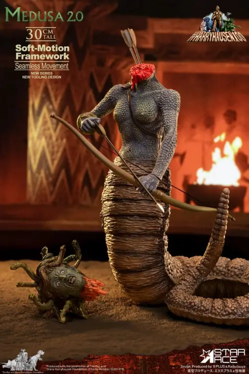 Star Ace Toys Ray Harryhausen - Medusa - Soft-Motion Series Statue