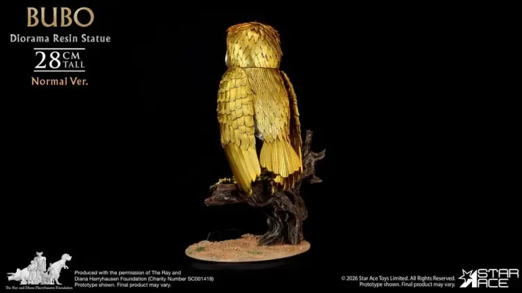 Star Ace Toys Clash of the Titans - Bubo - Normal Version Diorama Statue