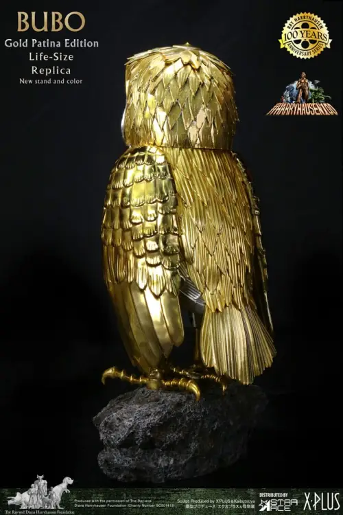 Star Ace Toys Clash of the Titans - Bubo - Statua Gold Patina Edition Deluxe Ver.