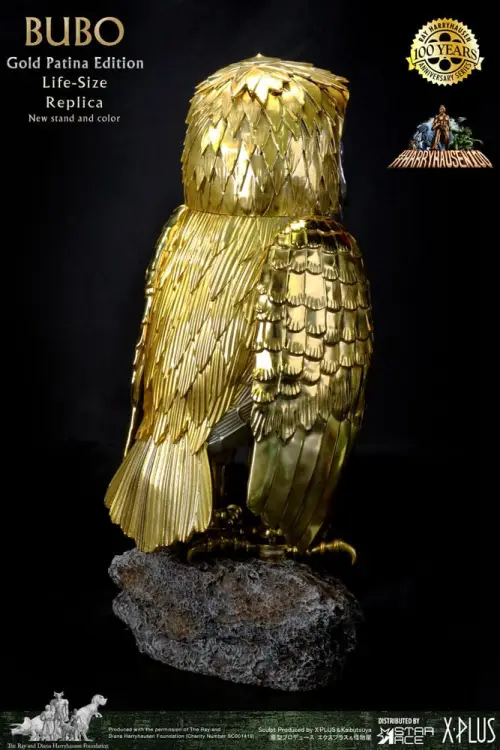 Star Ace Toys Clash of the Titans - Bubo - Statua Gold Patina Edition Deluxe Ver.