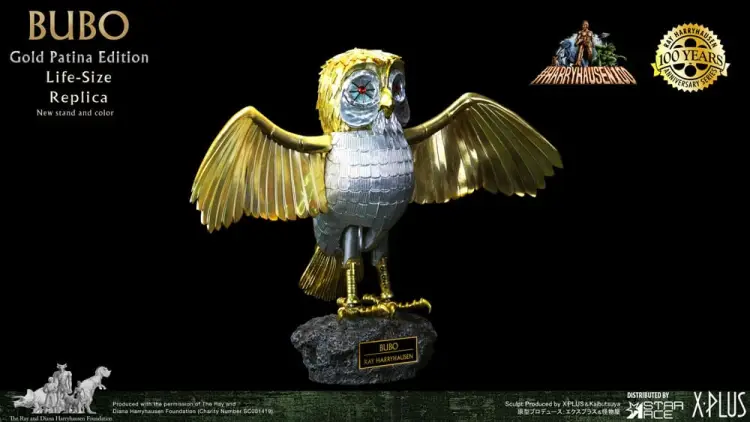 Star Ace Toys Clash of the Titans - Bubo - Gold Patina Edition Normal Version