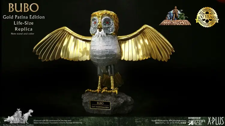 Star Ace Toys Clash of the Titans - Bubo - Gold Patina Edition Normal Version