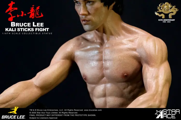 Star Ace Toys Enter the Dragon - Bruce Lee - Kali Sticks Fight Deluxe Basement Version