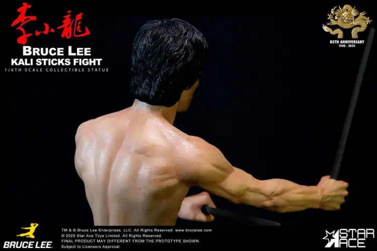 Star Ace Toys Enter the Dragon - Bruce Lee - Kali Sticks Fight Deluxe Basement Version