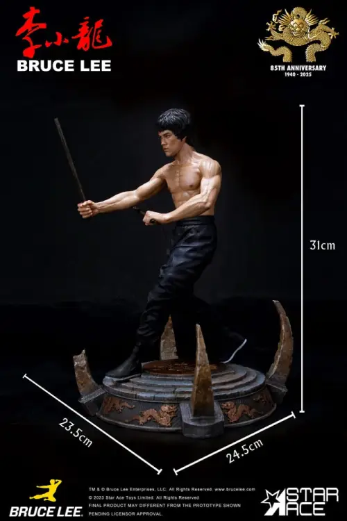 Star Ace Toys Enter the Dragon - Bruce Lee - Kali Sticks Fight Normal Basement Version Statua 1/6