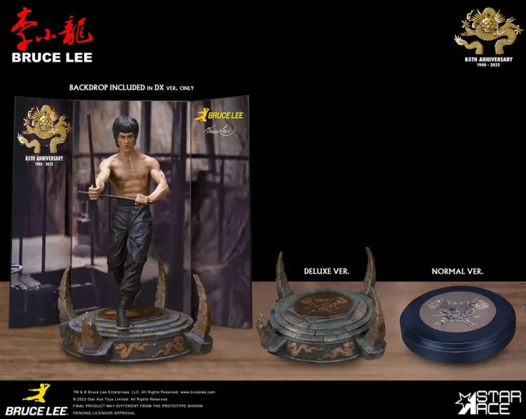 Star Ace Toys Enter the Dragon - Bruce Lee - Kali Sticks Fight Normal Basement Version Statua 1/6