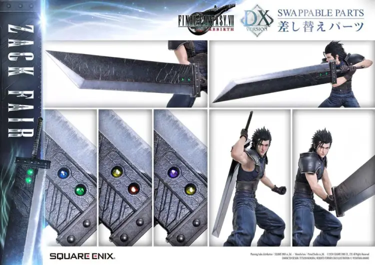 Square-Enix Final Fantasy VII Rebirth - Zack Fair - Zack Fair Deluxe Version 1/4 Statua