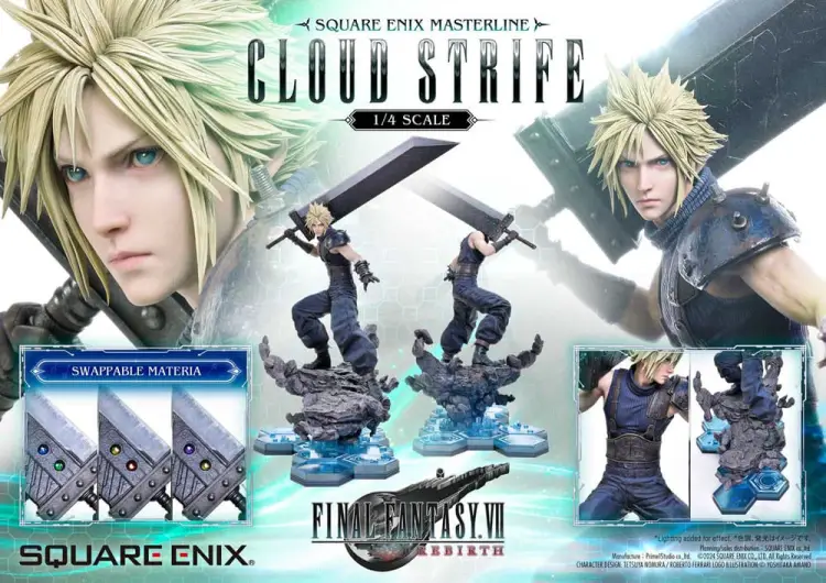 Square-Enix Final Fantasy VII Rebirth - Cloud Strife - Statue 1/4