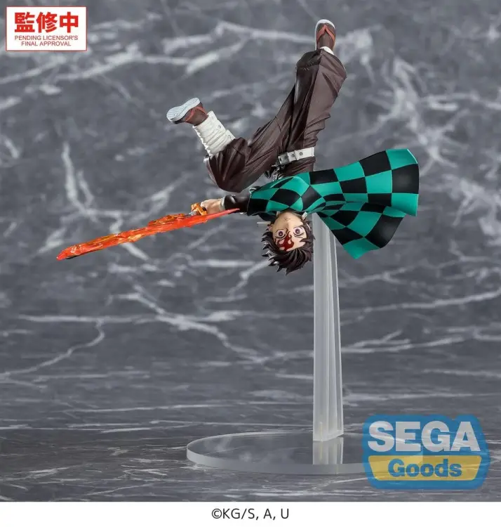 Sega Demon Slayer: Kimetsu no Yaiba - Tanjiro Kamado - Luminasta Hinokami Kagura Setting Sun Transformation