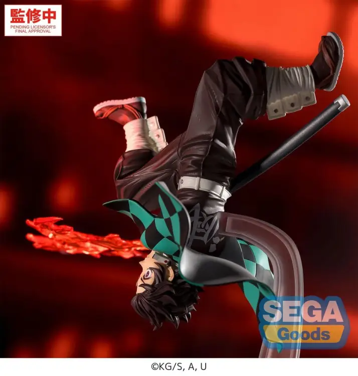 Sega Demon Slayer: Kimetsu no Yaiba - Tanjiro Kamado - Luminasta Hinokami Kagura Setting Sun Transformation