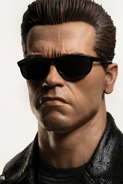 Pure Arts Terminator - T-800 Model 101 - Replica Art Mask Painted Standard Version