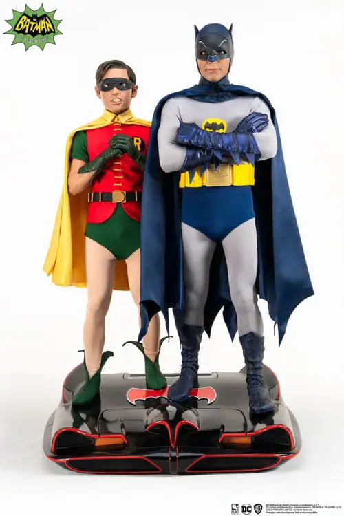 Pure Arts DC Comics - Batman & Robin - Diorama Statue 1/4 Batman & Robin 1966