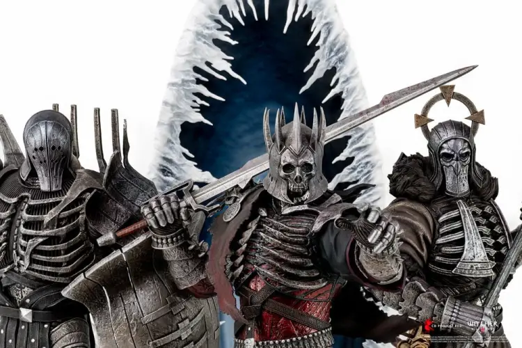 Pure Arts The Witcher 3 - Eredin, Imlerich & Carantir - Wild Hunt Diorama 1/6