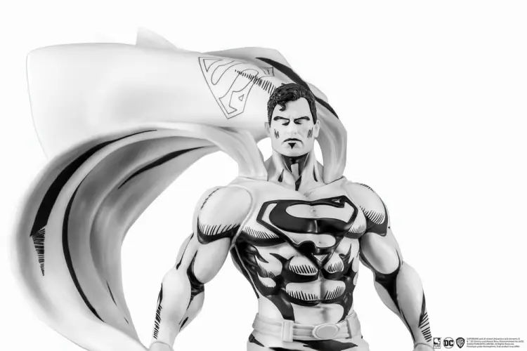 Pure Arts DC - Superman - Man of Steel PX SDCC 2024 Black & White Version