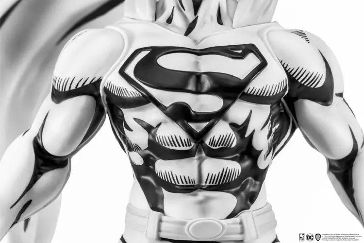 Pure Arts DC - Superman - Man of Steel PX SDCC 2024 Black & White Version
