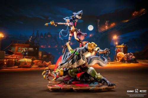Pure Arts League of Legends - Jinx & Warwick - 2XKO Diorama #1/10