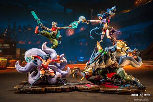 Pure Arts League of Legends - Jinx & Warwick - 2XKO Diorama #1/10
