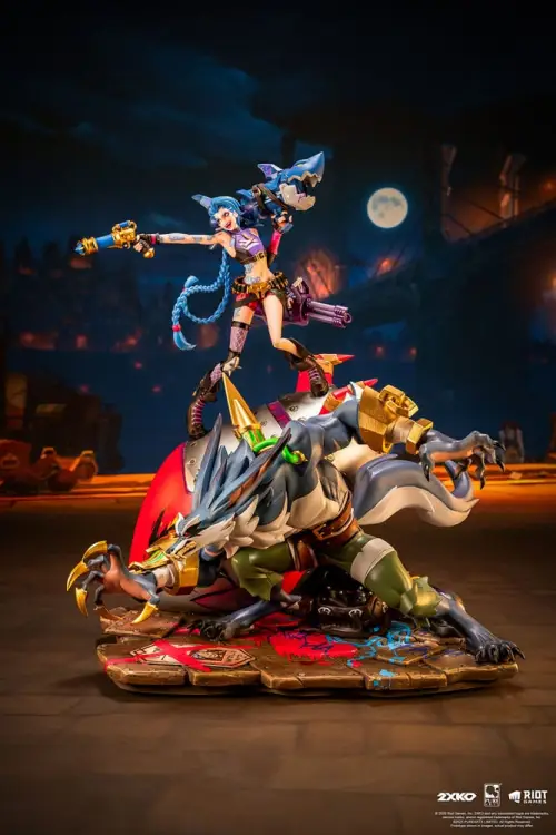 Pure Arts League of Legends - Jinx & Warwick - 2XKO Diorama #1/10